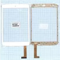 Тачскрин (сенсорное стекло) OLM-080A0241-PG ver.1, для планшета, 8", белый