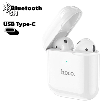 TWS Bluetooth гарнитура Hoco EW06 BT 5.0, вкладыши, белый